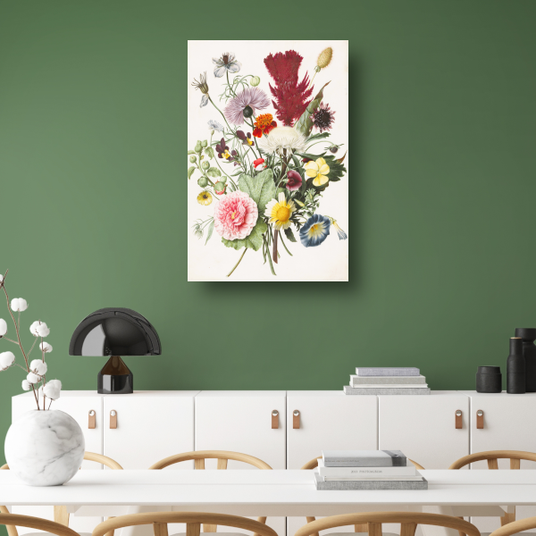 Boeket bloemen uit 1680 poster