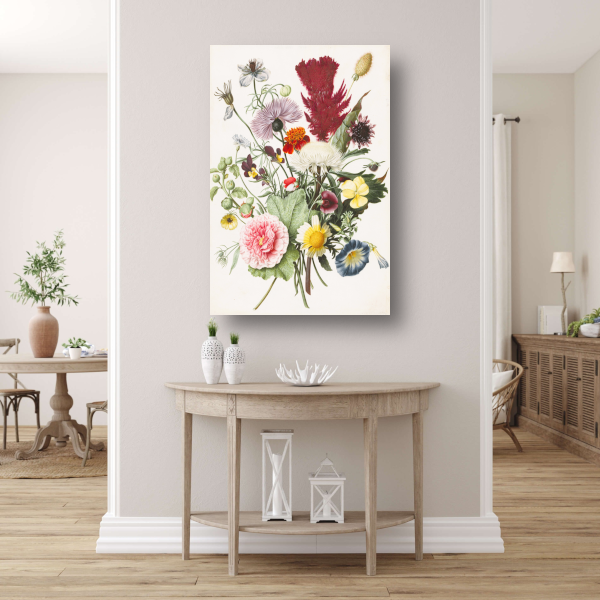 Boeket bloemen uit 1680 poster