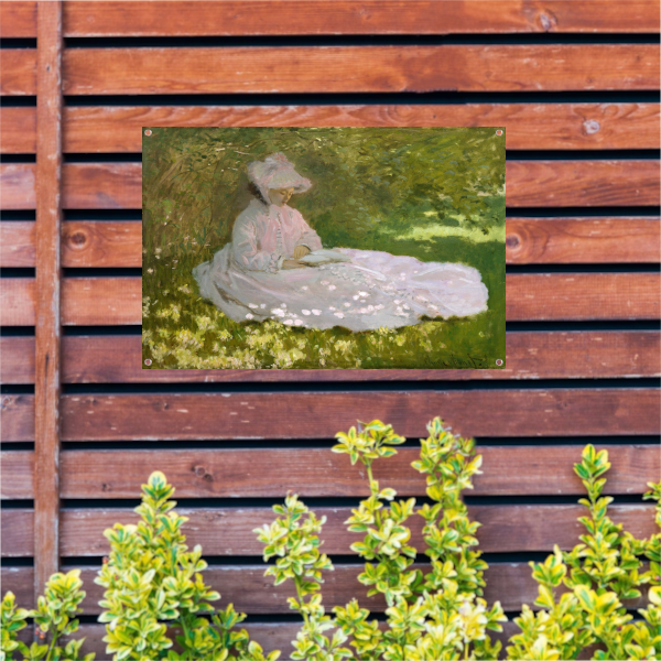 Lente - Claude Monet tuinposter