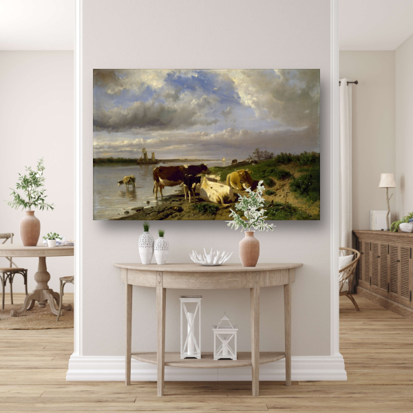 Landschap met vee - Anton Mauve poster