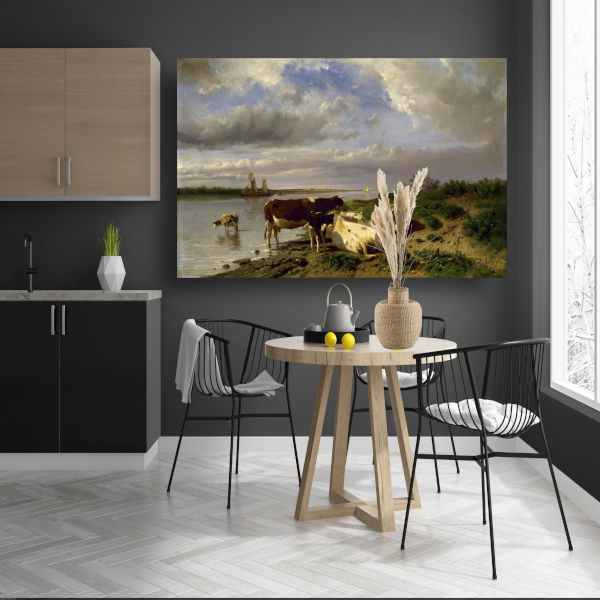 Landschap met vee - Anton Mauve poster