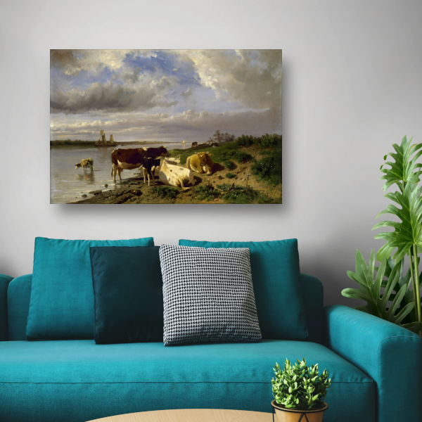 Landschap met vee - Anton Mauve poster