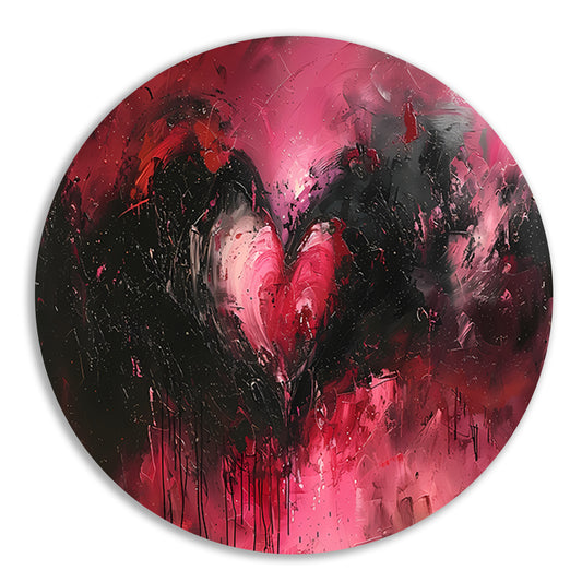 Minimalistisch Hart aluminium muurcirkel