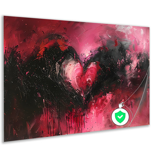 Minimalistisch Hart poster