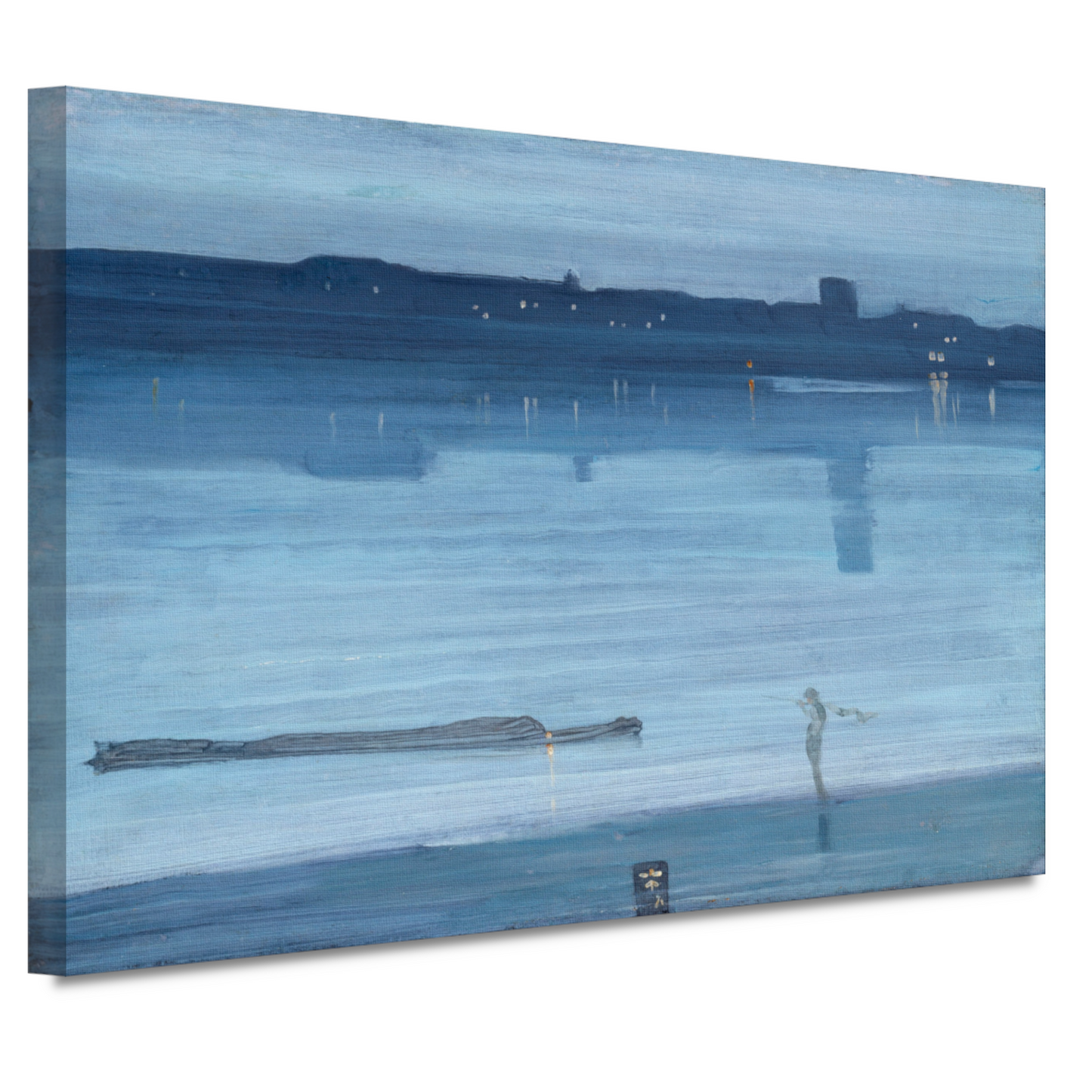 Blauw en zilver - Chelsea - James Abbott McNeill Whistler canvas