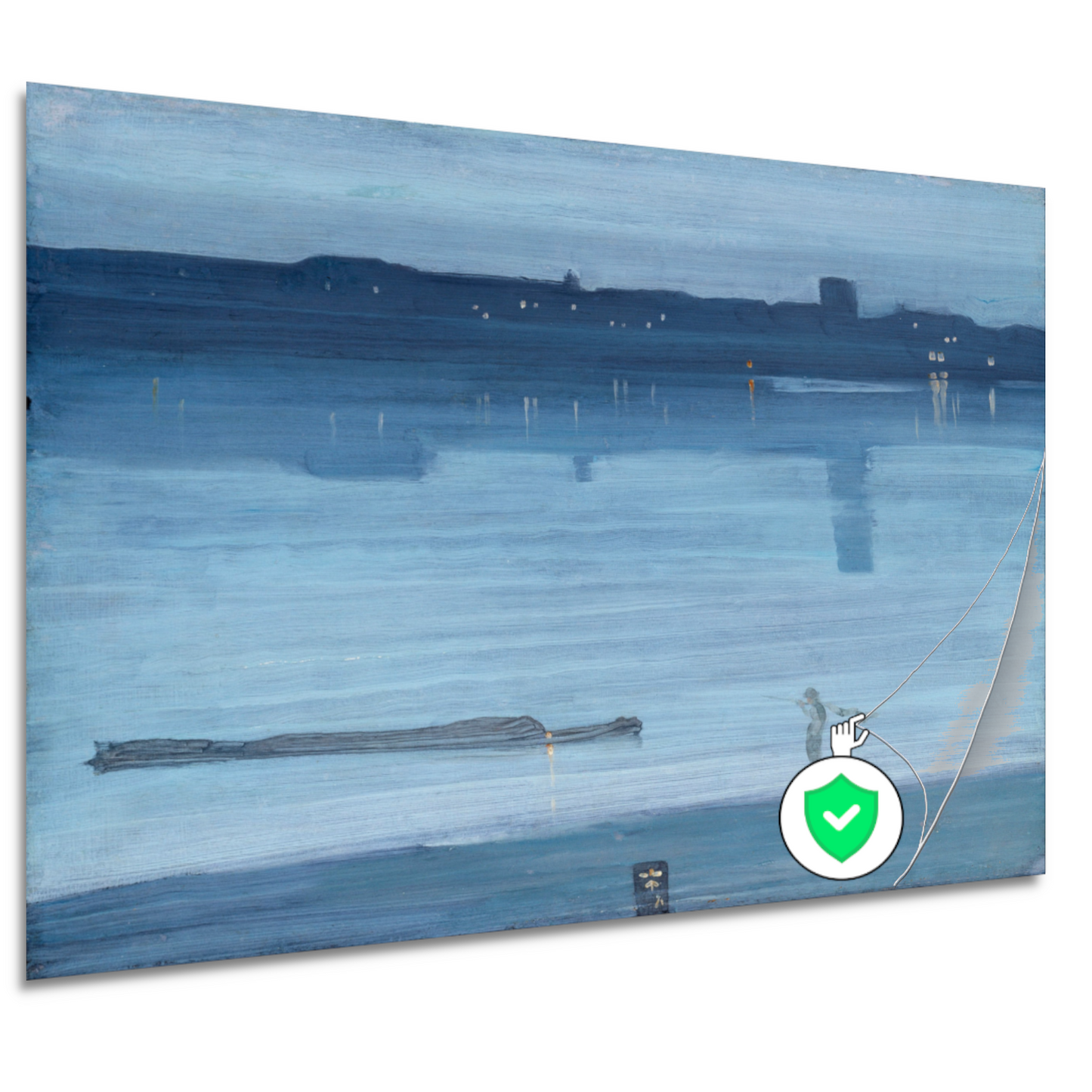 Blauw en zilver - Chelsea - James Abbott McNeill Whistler poster