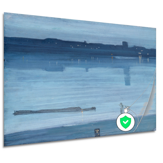 Blauw en zilver - Chelsea - James Abbott McNeill Whistler poster