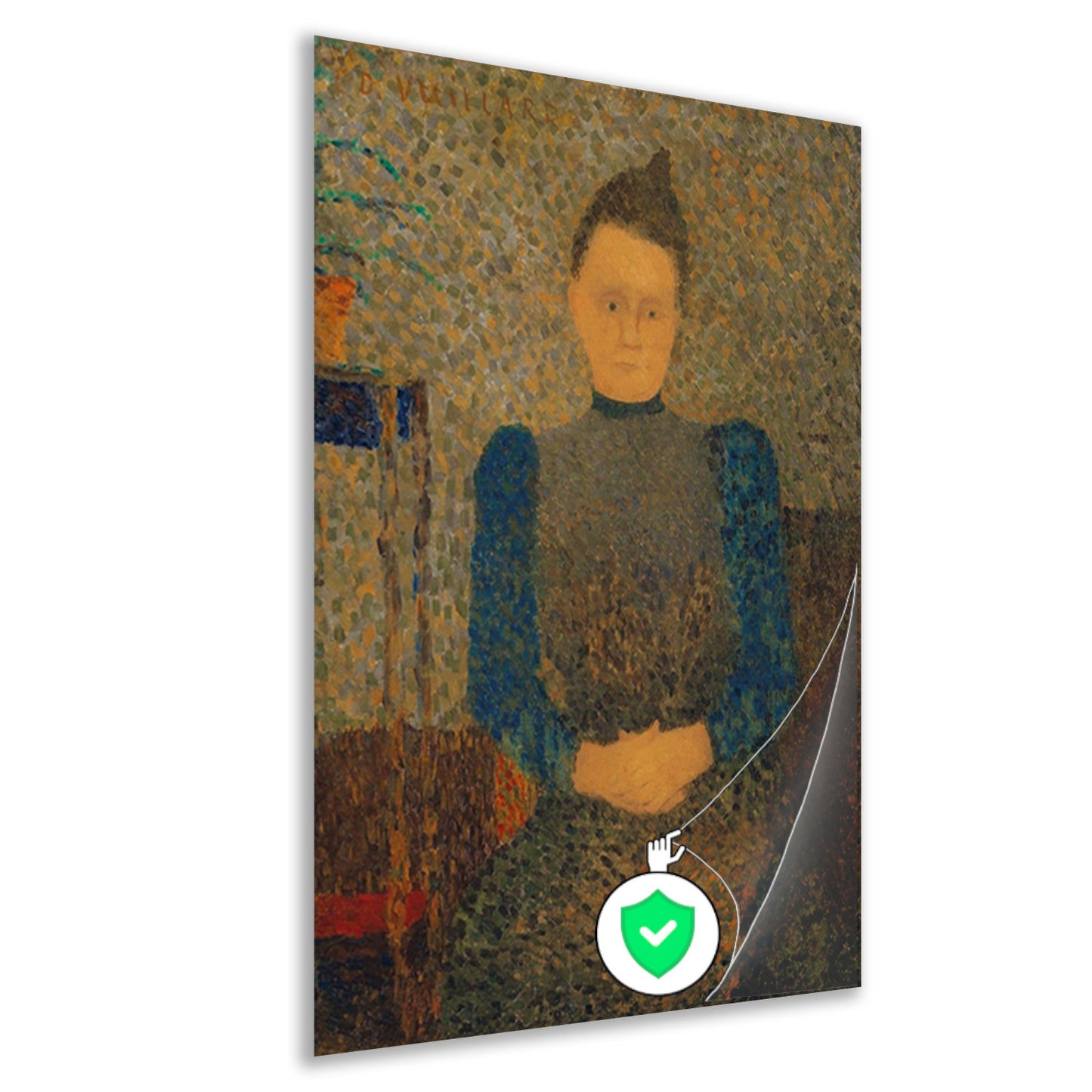Schematisch portret van Marie Vuillard - Édouard Vuillard poster