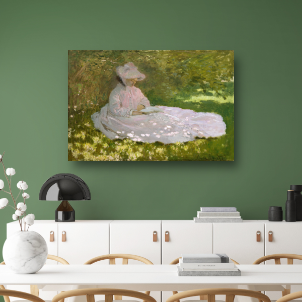 Lente - Claude Monet poster