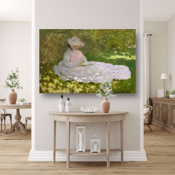 Lente - Claude Monet poster