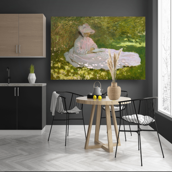 Lente - Claude Monet poster