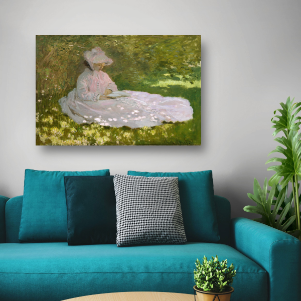 Lente - Claude Monet poster
