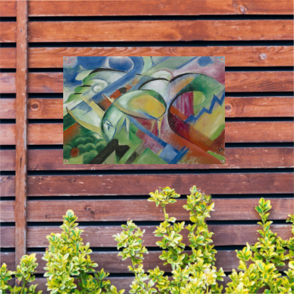 Het schaap - Franz Marc tuinposter