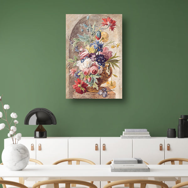 Bloemstilleven - Jan van Huysum poster