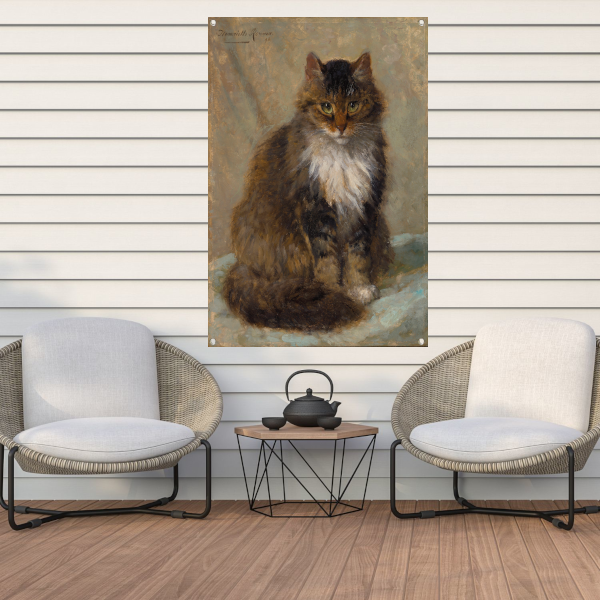 De Maine Coon - Henriette Ronner-Knip tuinposter