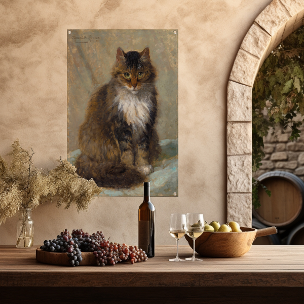 De Maine Coon - Henriette Ronner-Knip tuinposter