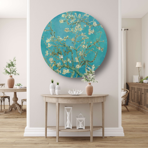 Amandelbloesem - Vincent van Gogh forex muurcirkel