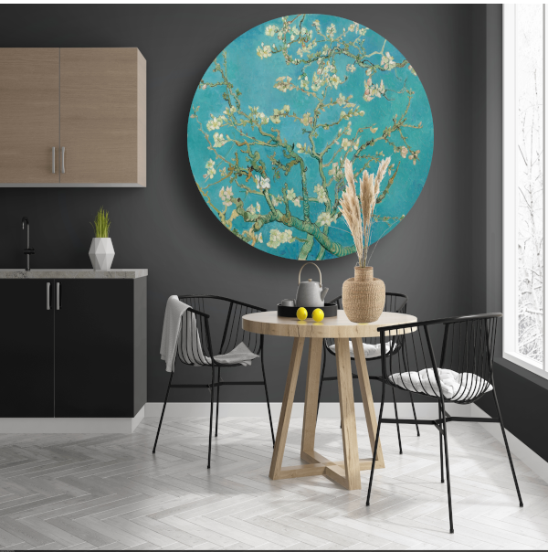 Amandelbloesem - Vincent van Gogh forex muurcirkel