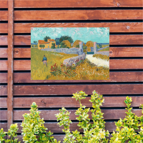 Boerderij in de Provence - Vincent van Gogh tuinposter