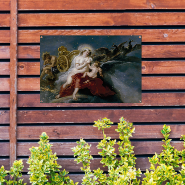 De schepping van de Melkweg - Peter Paul Rubens tuinposter