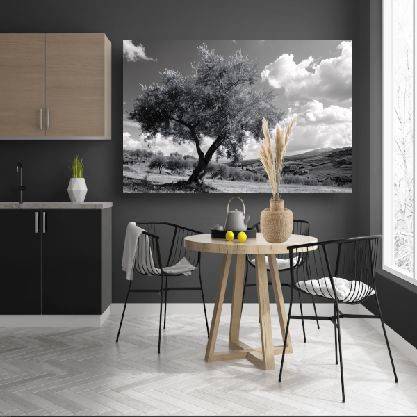 Stilleven met boom canvas
