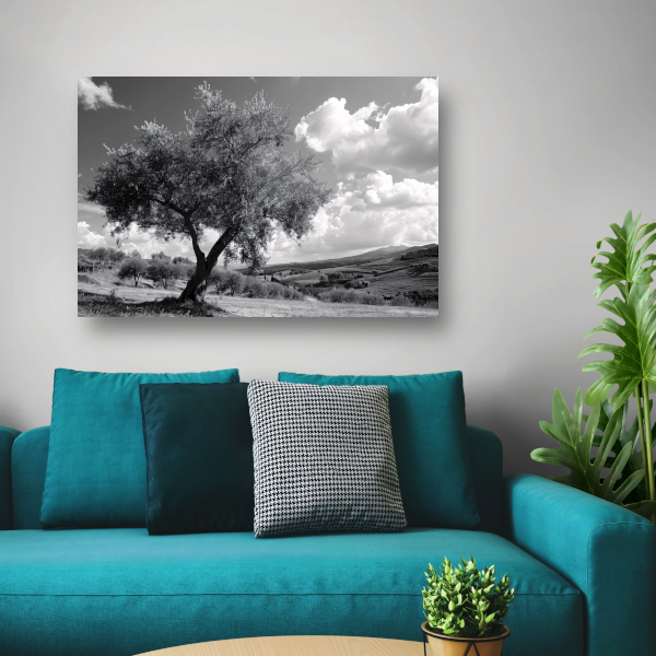 Stilleven met boom canvas