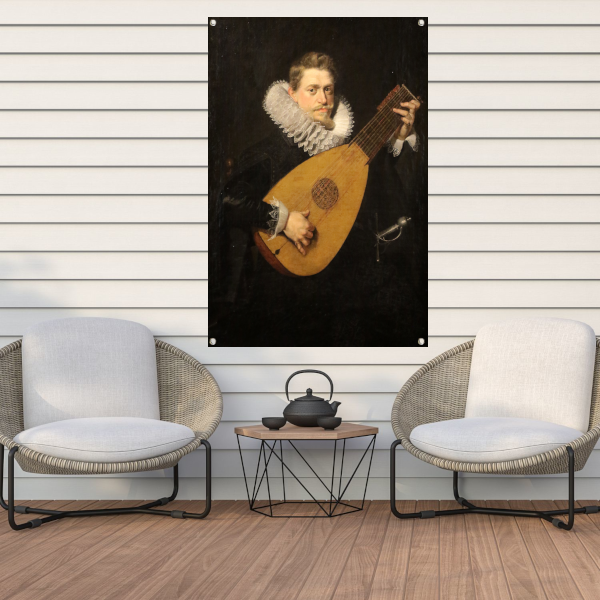 Luitspeler - Peter Paul Rubens tuinposter