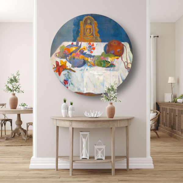 Stilleven met papegaaien - Paul Gauguin forex muurcirkel