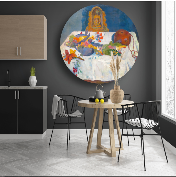 Stilleven met papegaaien - Paul Gauguin forex muurcirkel