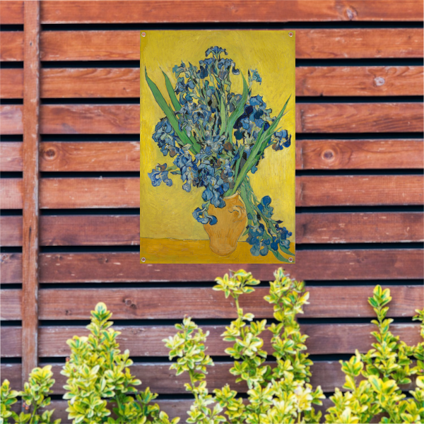 Irissen - Vincent van Gogh tuinposter