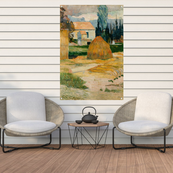 Landschap nabij Arles - Paul Gauguin tuinposter