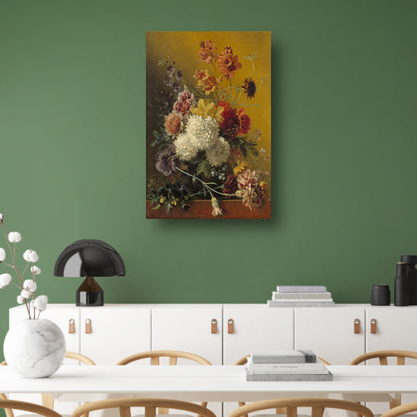 Stilleven met bloemen - Georgius Jacobus Johannes van Os poster