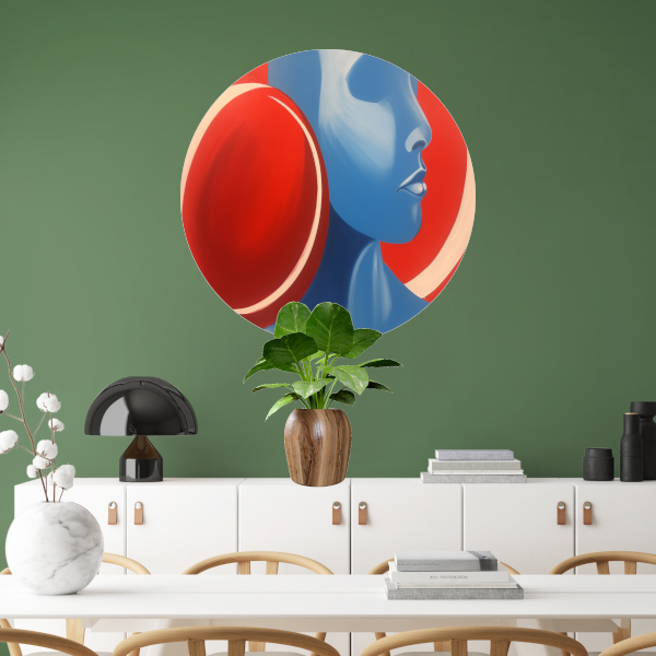 Abstract Profiel met Geometrische Elementen forex muurcirkel