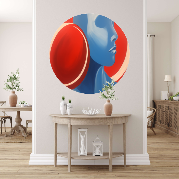 Abstract Profiel met Geometrische Elementen forex muurcirkel