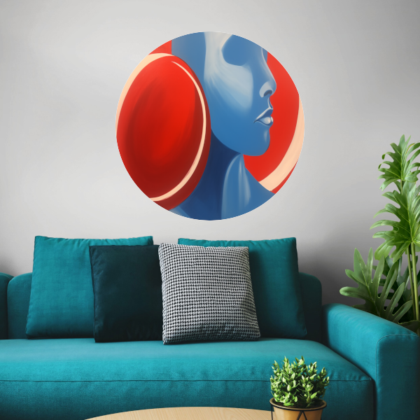 Abstract Profiel met Geometrische Elementen forex muurcirkel