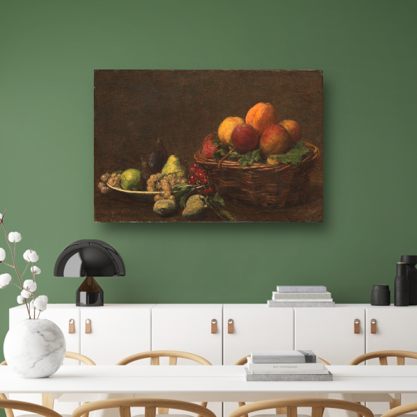 Stilleven met fruit - Henri Fantin-Latour poster