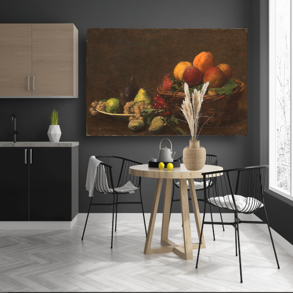 Stilleven met fruit - Henri Fantin-Latour acrylglas
