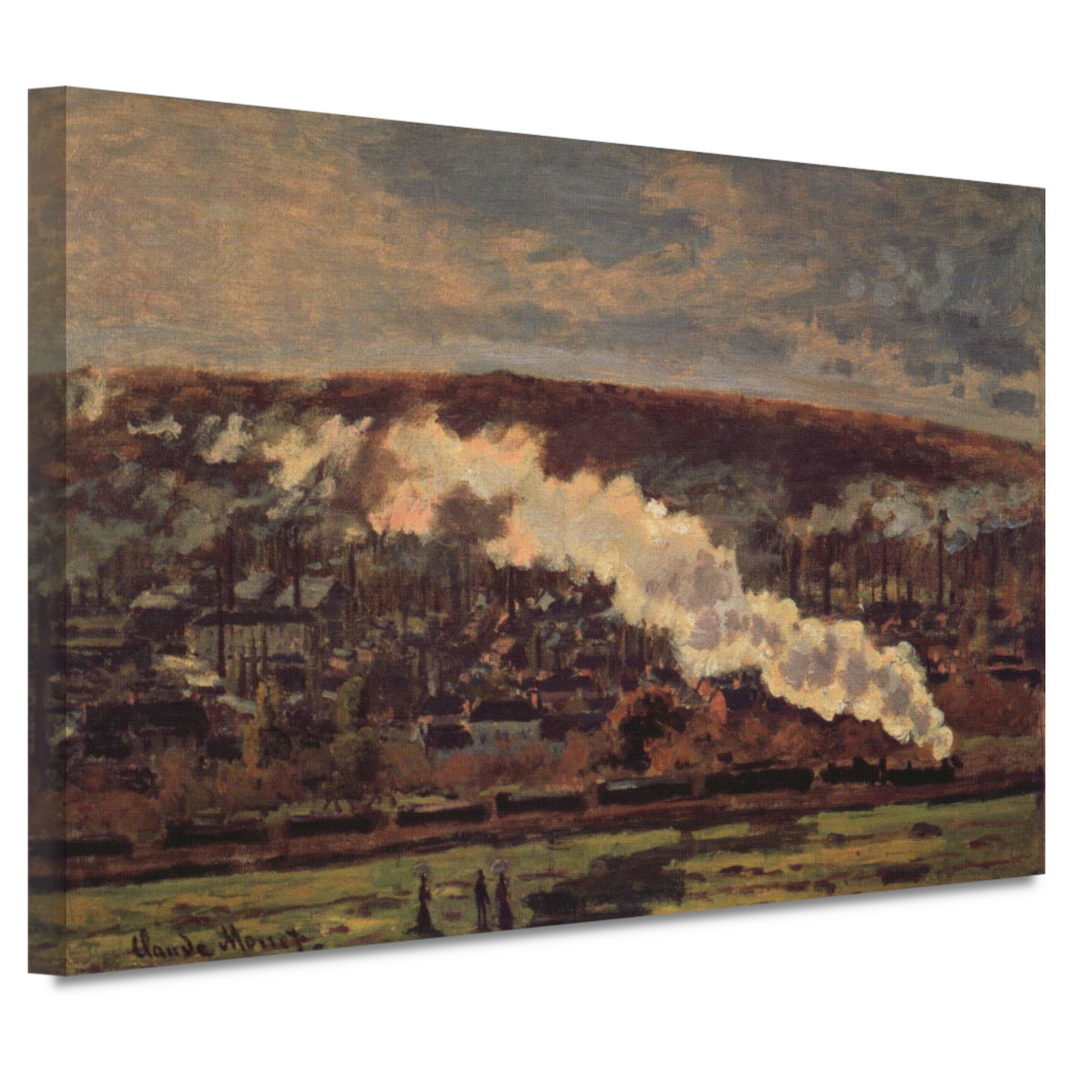 De Goederentrein - Claude Monet canvas
