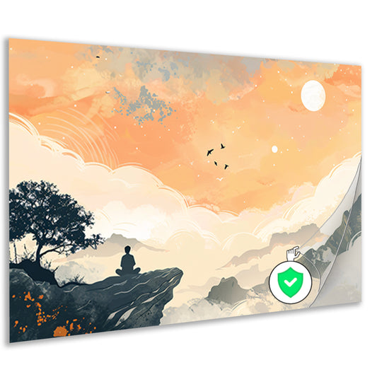 Abstracte Lijnencompositie poster