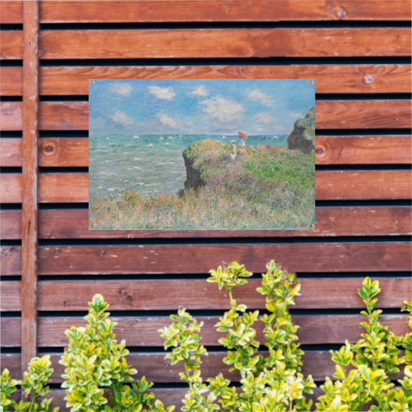 Kliffenwandeling bij Pourville - Claude Monet tuinposter