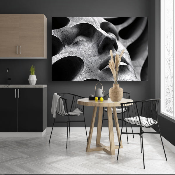 Abstract Buste in Schaduw en Licht canvas