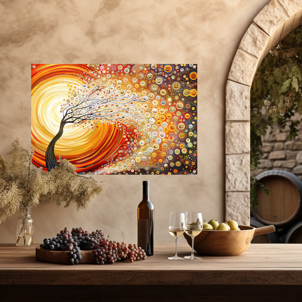 Blijde Boom van Van Gogh tuinposter