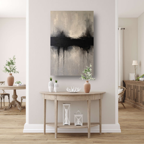 Een Delicate Balans van Licht en Schaduw canvas