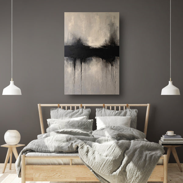 Een Delicate Balans van Licht en Schaduw canvas