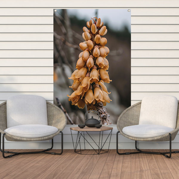 Close-up van een Bloeiende Bloem tuinposter