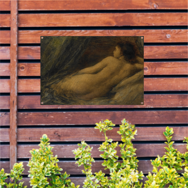 Liggende naakte vrouw - Henri Fantin-Latour tuinposter