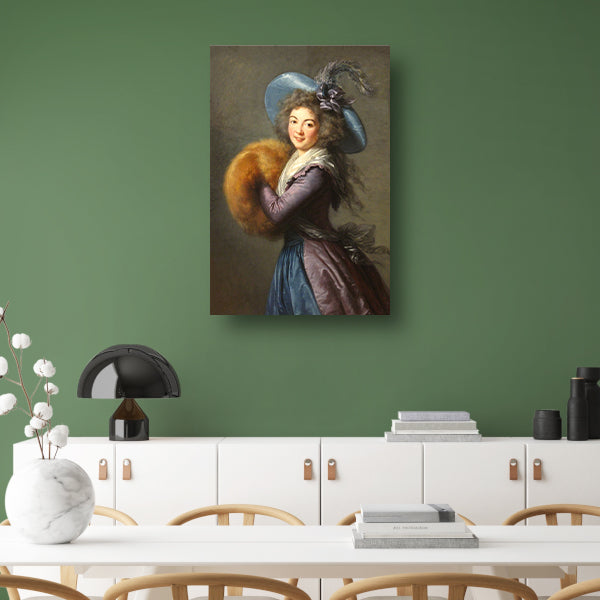 Portret van mevrouw Molé-Reymond - Élisabeth Louise Vigée Le Brun poster