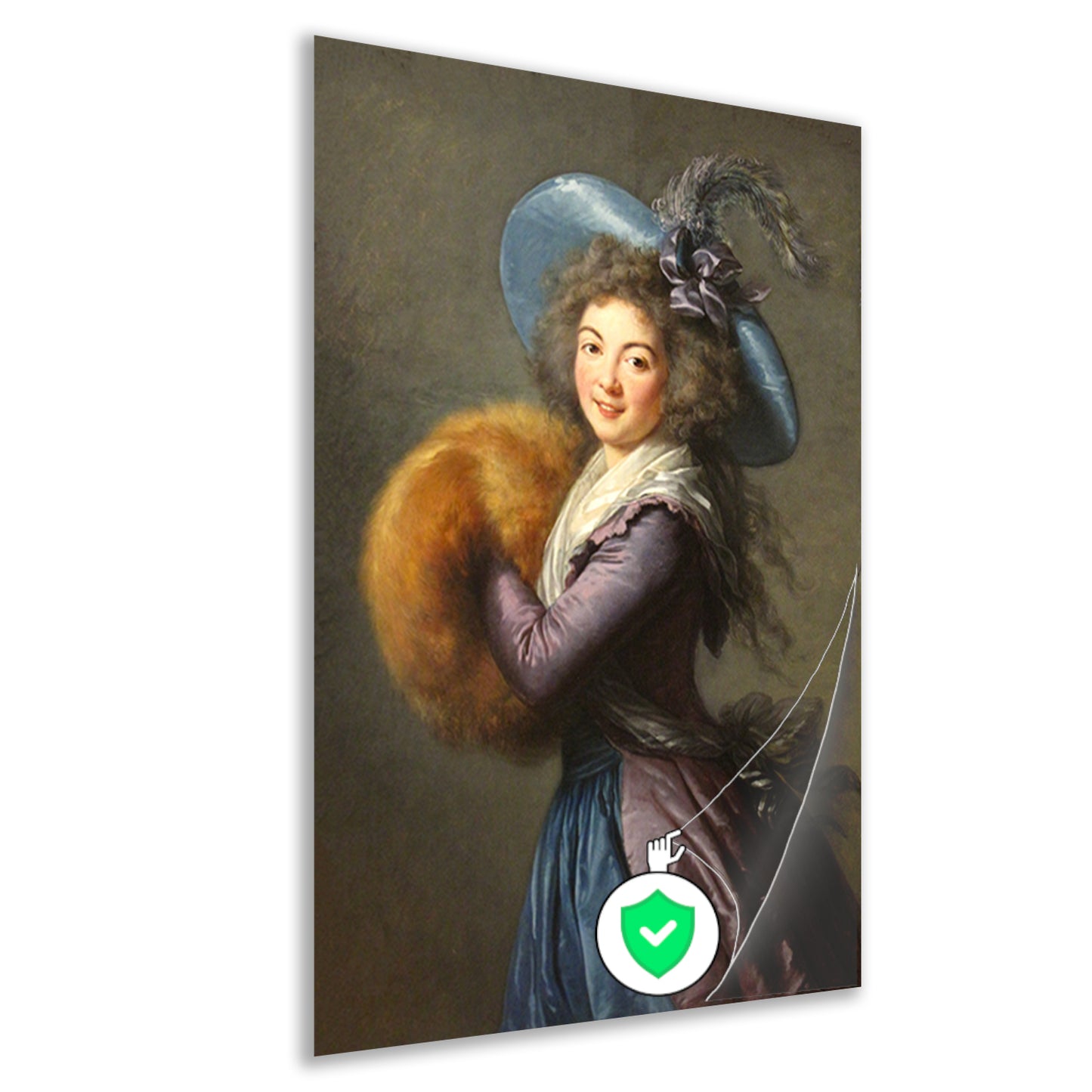 Portret van mevrouw Molé-Reymond - Élisabeth Louise Vigée Le Brun poster