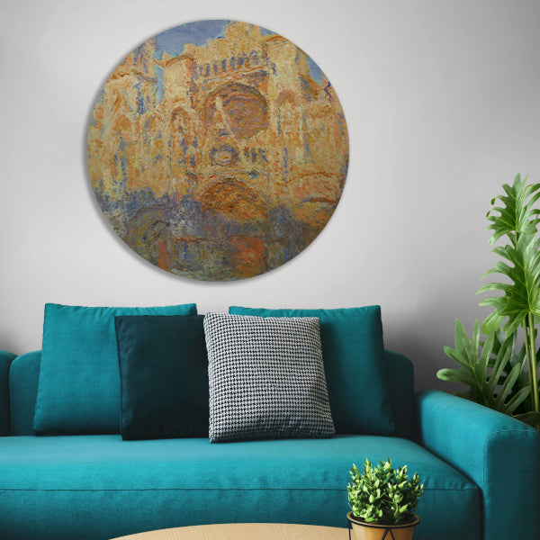 Rouen Cathedral - Claude Monet forex muurcirkel