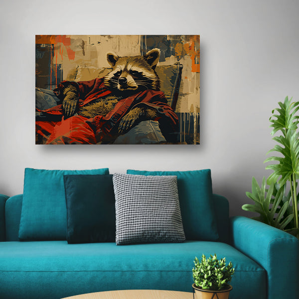 Minimalistische lijnenspel poster